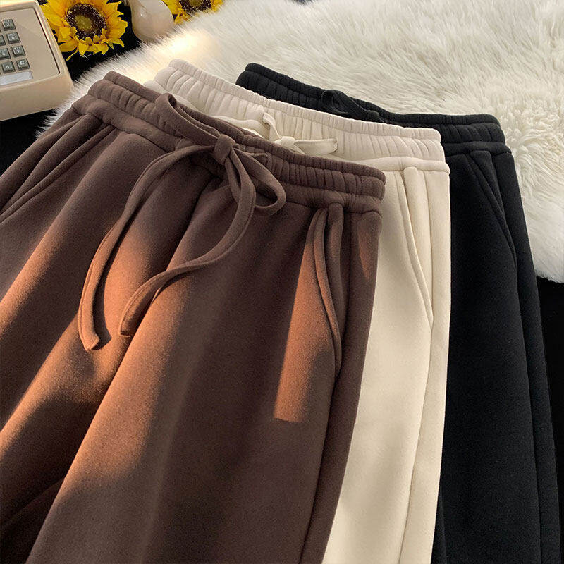 New winter large size casual sweatpants German velvet pants