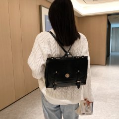 Mori Meng Korean backpack ins casual women's bag autumn fashion backpack messenger bag student school bag popular