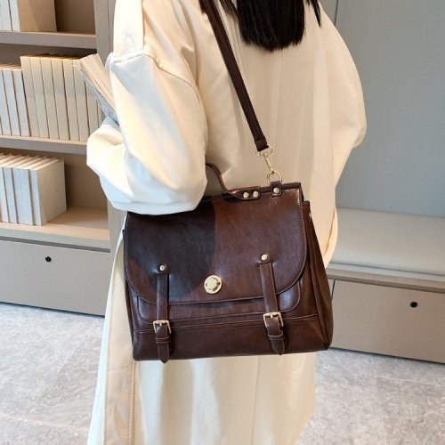 Mori Meng Korean backpack ins casual women's bag autumn fashion backpack messenger bag student school bag popular