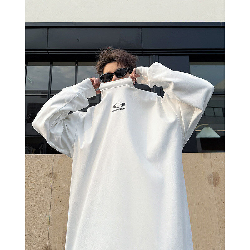 American half turtleneck German velvet bottoming shirt for men and women new autumn and winter long-sleeved T-shirt inner top
