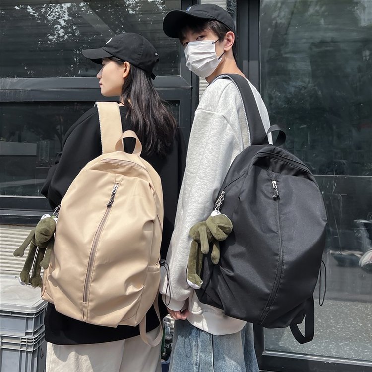 High school student school bag, female junior high school student backpack, new style male college student simple ins travel backpack computer bag