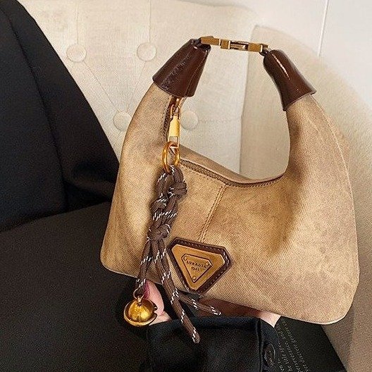 Autumn and winter super popular niche bags for women 2024 new popular versatile cross-body dumpling bag exquisite mini small tote bag