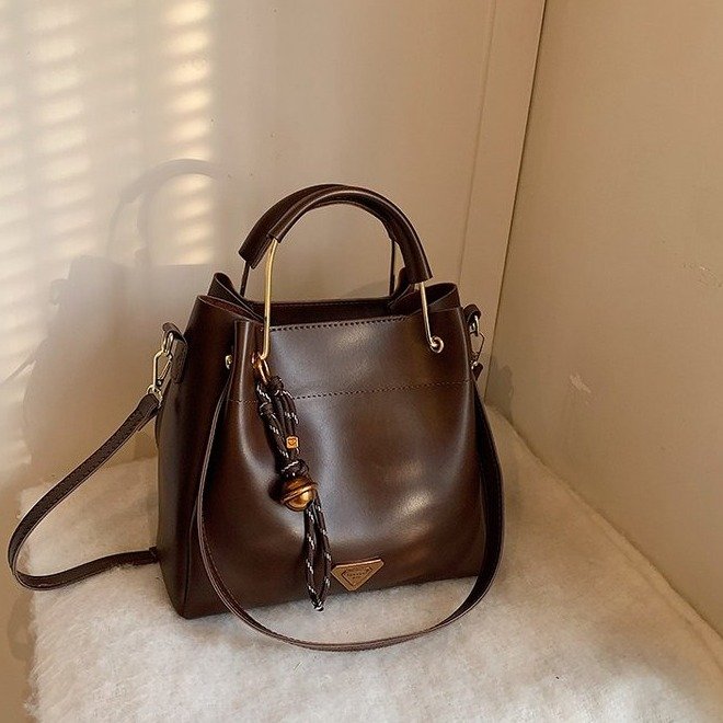 Nanfeng Chio2n Gold Image Tote Bag Women's Autumn and Winter Daily Commuting Versatile Handheld Shoulder Crossbody Bag