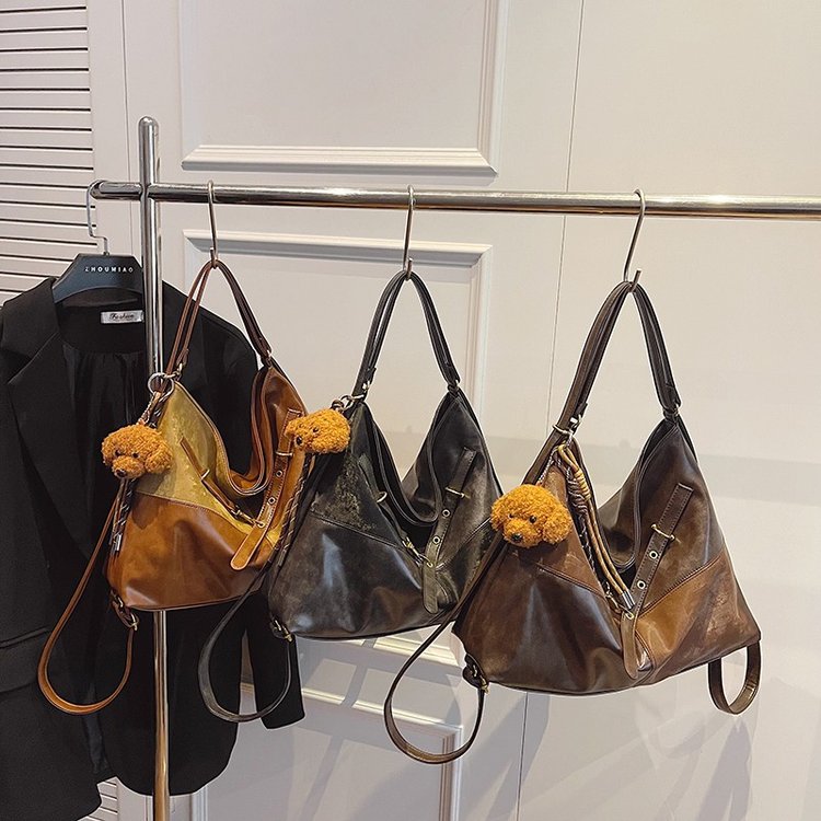 Large capacity tote bag for women 2024 new style French niche design single shoulder crossbody bag high-end trendy fashion bag