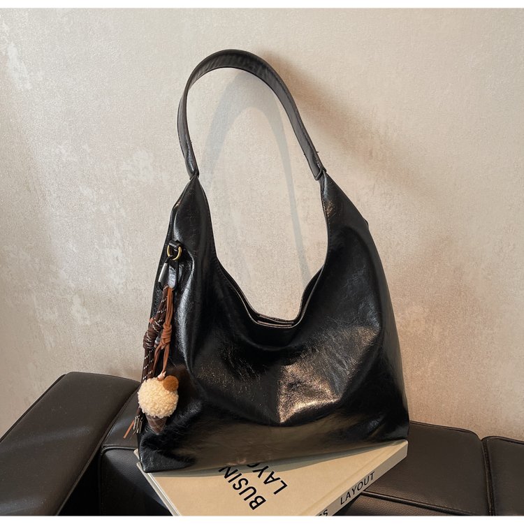 High-end textured retro large bag for women 2024 new trendy commuter tote bag manufacturer wholesale mother-in-law bag shoulder bag
