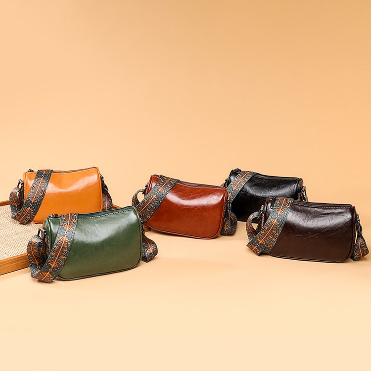 Soft leather texture large-capacity casual bag 2024 spring new versatile ins shoulder crossbody bag casual bag Korean version