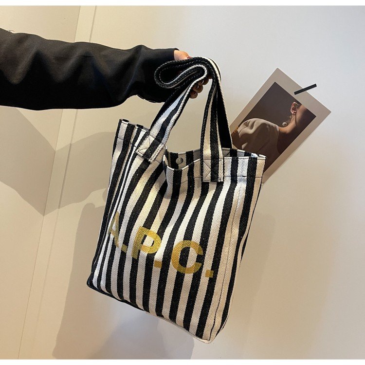 New letter shoulder bag handbag shopping bag handbag tote large capacity lunch bag large capacity student