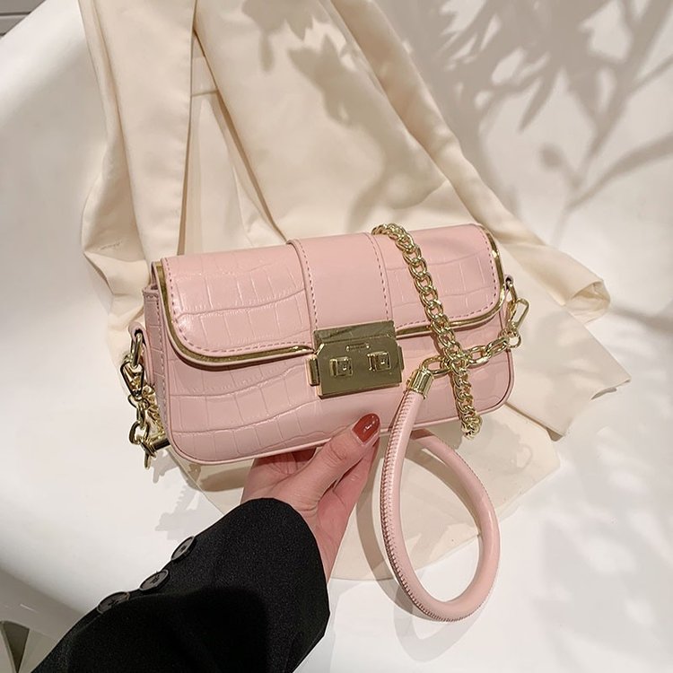 Original simple temperament small square bag versatile small bag new summer texture armpit bag single shoulder crossbody bag