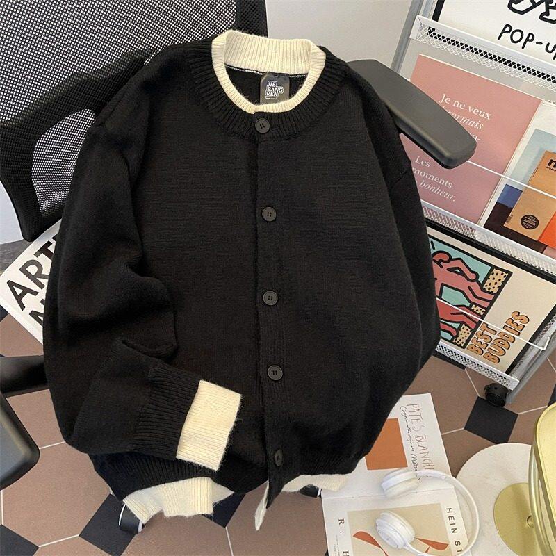 High quality soft arctic velvet fake two piece sweater jacket