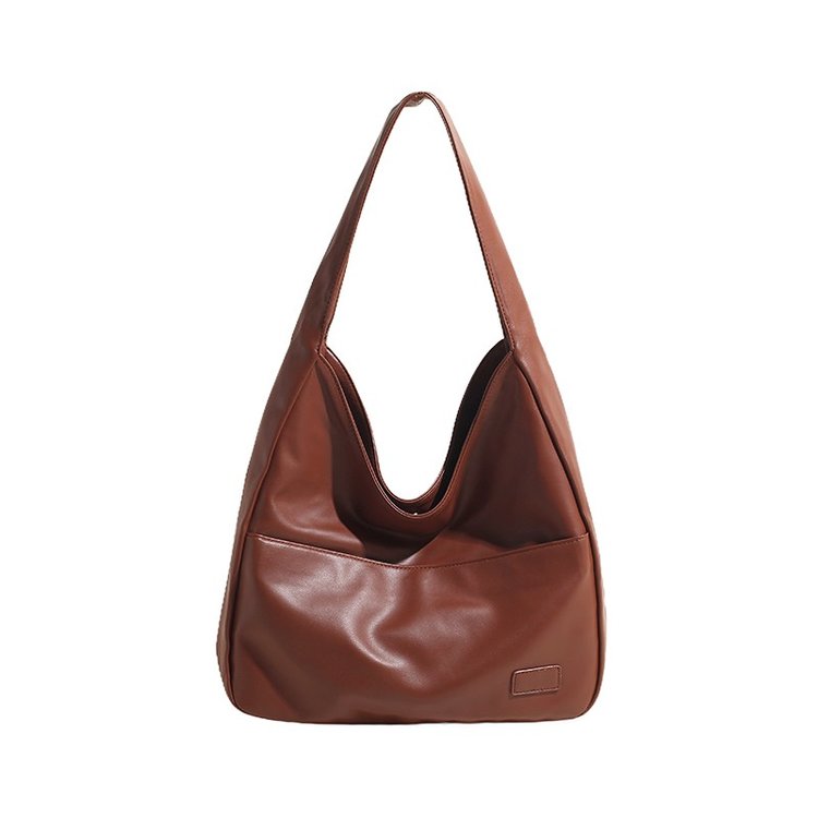 High-end PU tote bag autumn and winter new bag women's large-capacity commuter school bag Korean version simple shoulder bag