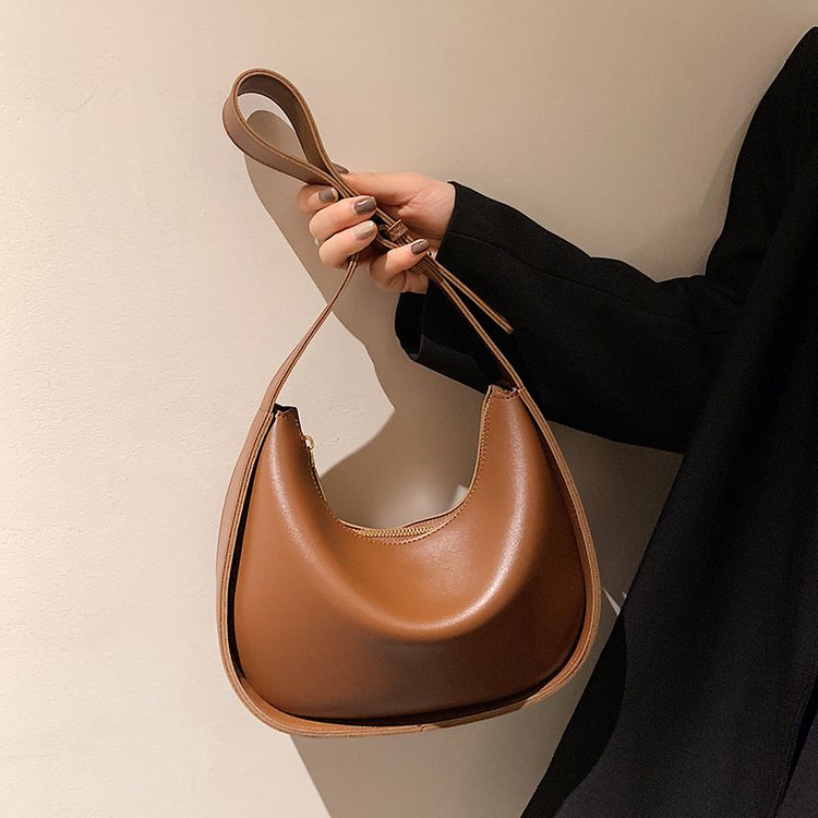Retro Saddle Bag Women's Autumn New Trendy Fashion Korean Underarm Bag Niche Versatile Ins Crossbody Bag
