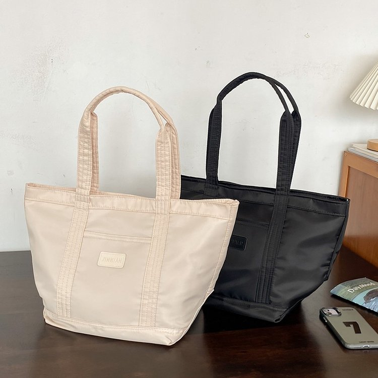Bags Women's New Japanese Casual Canvas Versatile Large Capacity Nylon Portable Shoulder Tote Bag