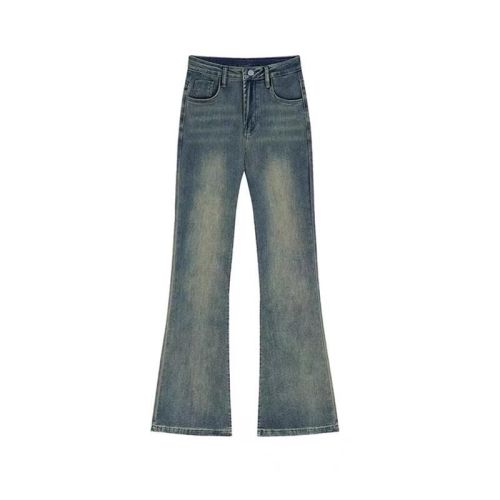 Women's S-5XL plus size fleece jeans