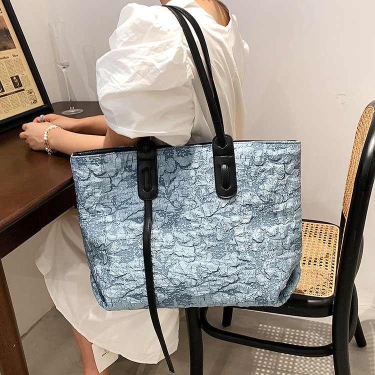 Fairy Lace Shoulder Bag Women's Summer New Fresh Large Capacity Woven Bag Tote Bag Shopping Tote Bag