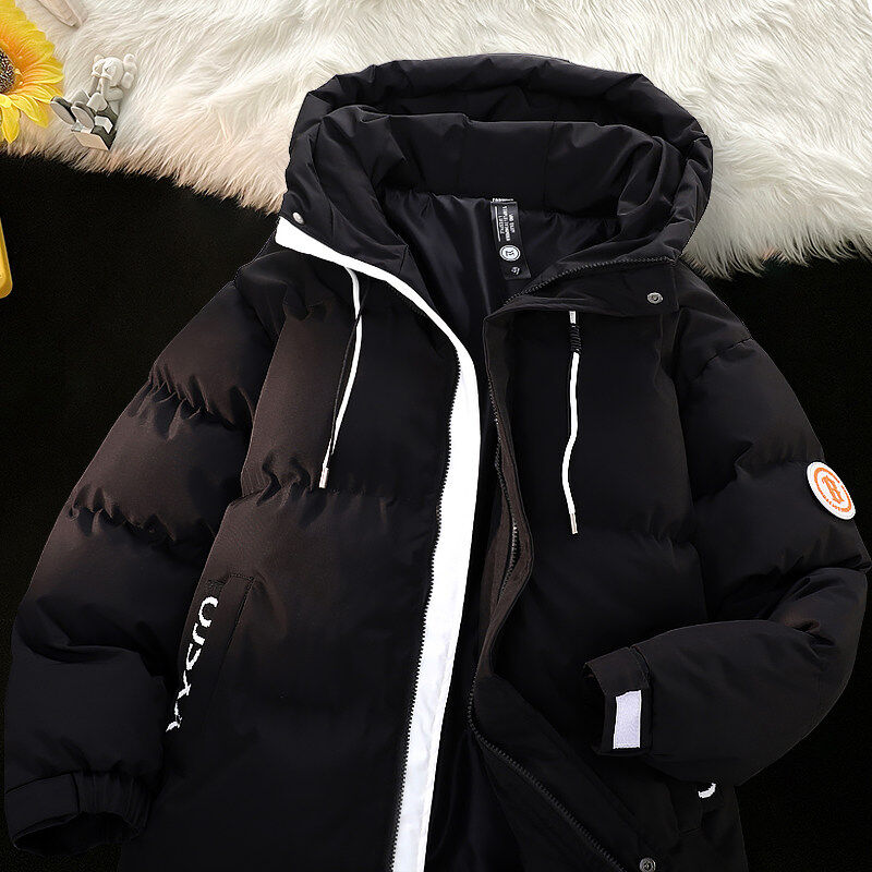 Winter new cotton-padded clothes, men's thickened coats, cotton-padded jackets, work clothes, bread cotton clothes, trendy