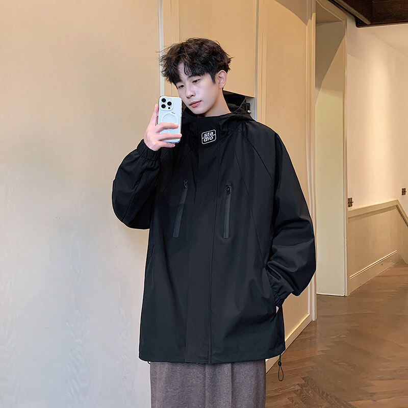 New outdoor hooded jacket for men