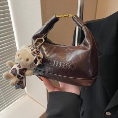 High-end niche shoulder bag women's new bag autumn and winter crossbody bag retro mini dumpling bag handbag