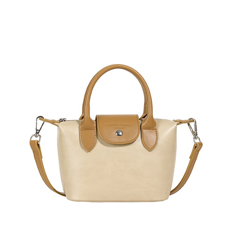 Bags for women 2024 new fashion stitching contrasting color handbags shoulder crossbody bag high-end popular women's bag