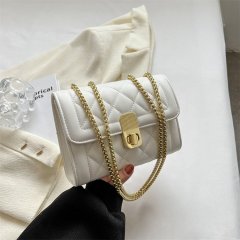 Diamond embroidery small bag women's new versatile chain crossbody bag popular texture fashion single shoulder small square bag