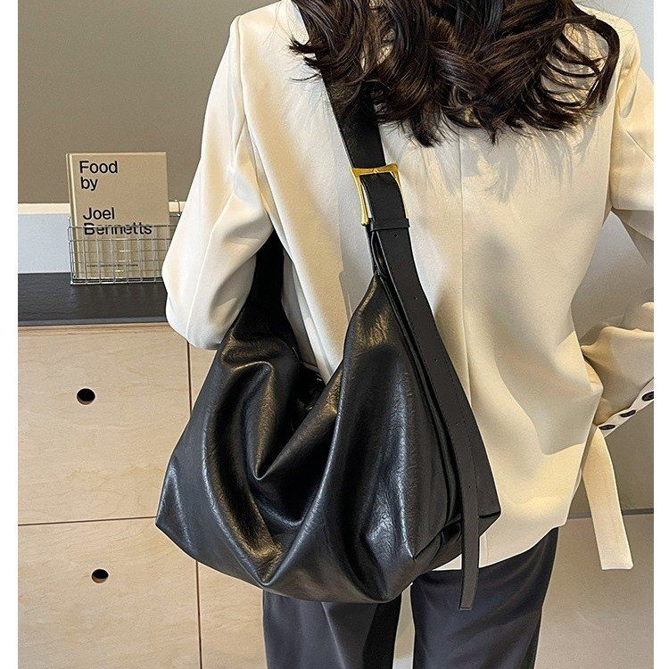 UR bag women's 2024 new soft leather large-capacity tote bag crossbody high-quality commuter shoulder crossbody bag