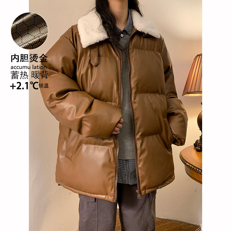 Hong Kong style west coast oversize neutral down jacket heavyweight