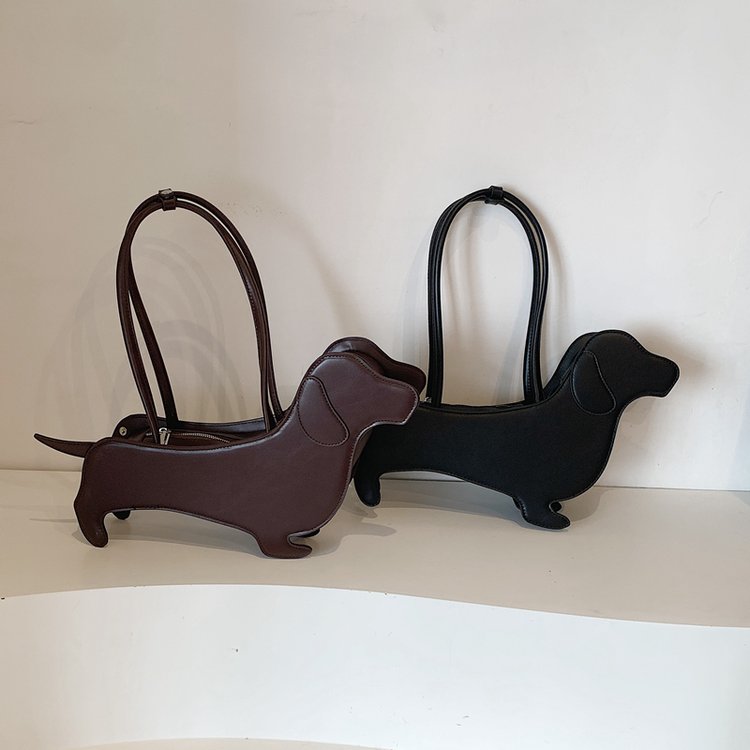 2024 new Korean three-dimensional cartoon puppy bag ins internet celebrity niche bags single shoulder armpit bag personalized women's bag