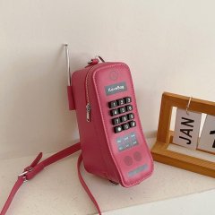 Foreign trade niche design bag for women ins style creative three-dimensional mobile phone crossbody bag internet celebrity out on the street funny small square bag