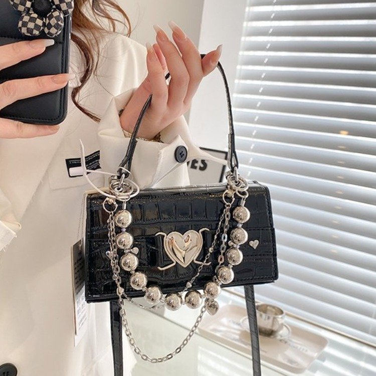 High-end bag, new cool hot girl love bag, versatile shoulder crossbody bag, mini portable mobile phone bag