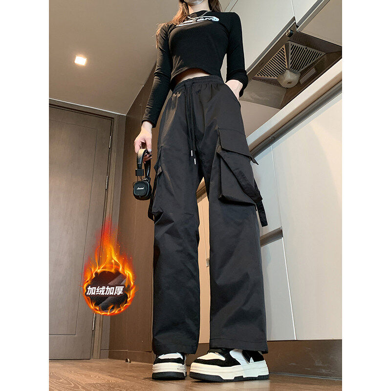 American straight workwear high street loose casual pants