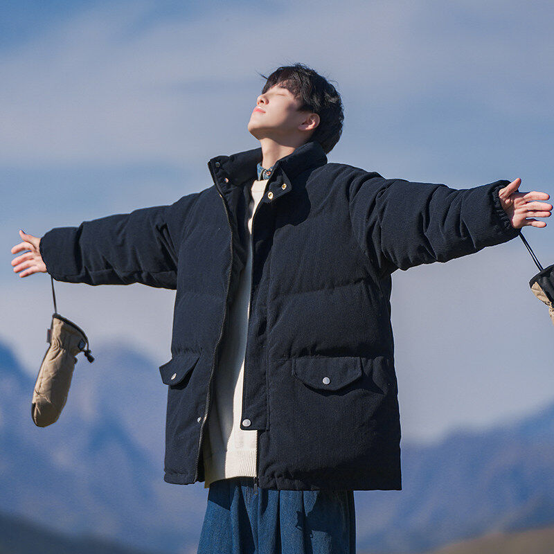 Heavy ins men's trendy summer warm down jacket for high school students