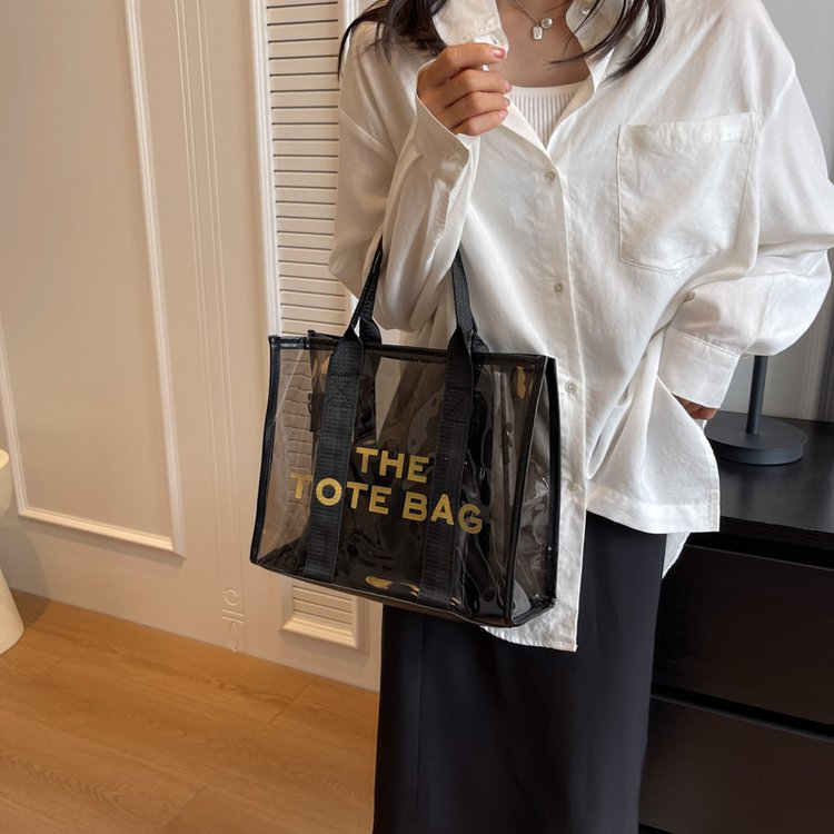 Women's letter printed large-capacity fashionable handbag summer this year's popular shoulder crossbody bag tote bag