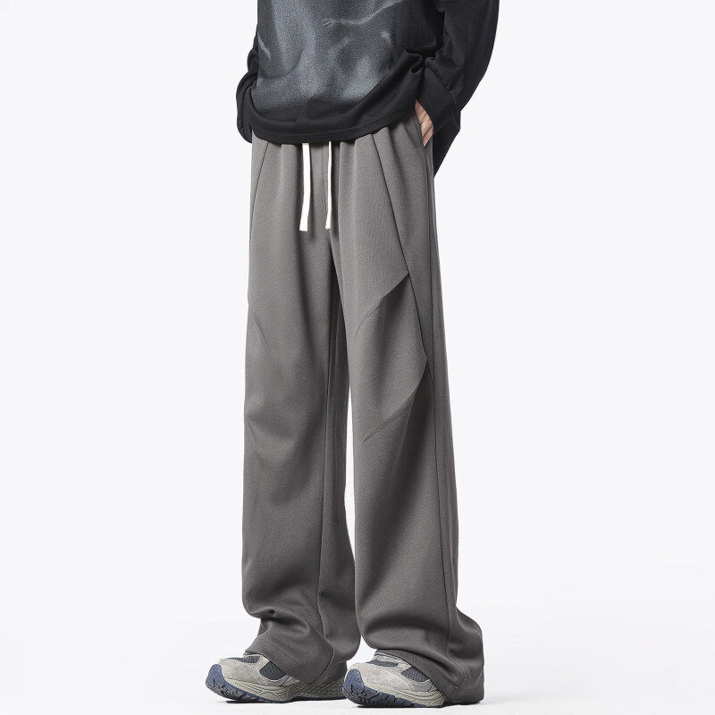 Deep inventory of autumn and winter heavyweight thickened neutral style American sweatpants casual pants men's sports pants