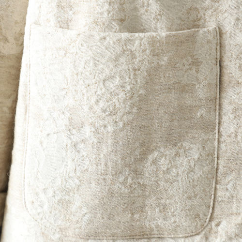 New Chinese style linen jacquard thickened cotton jacket for women short fashion warm jacket