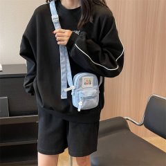 Mini cross-body bag, mobile phone bag, casual and versatile candy-colored cute small bag, travel shopping bag, corduroy bag