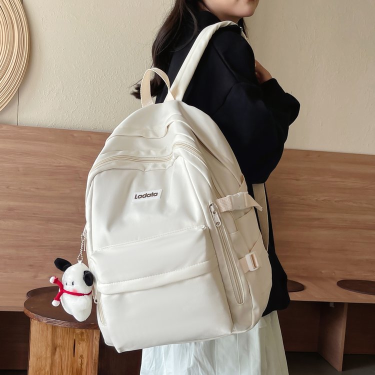 Japanese campus simple versatile backpack female high school student junior high school student school bag large capacity backpack male fashion