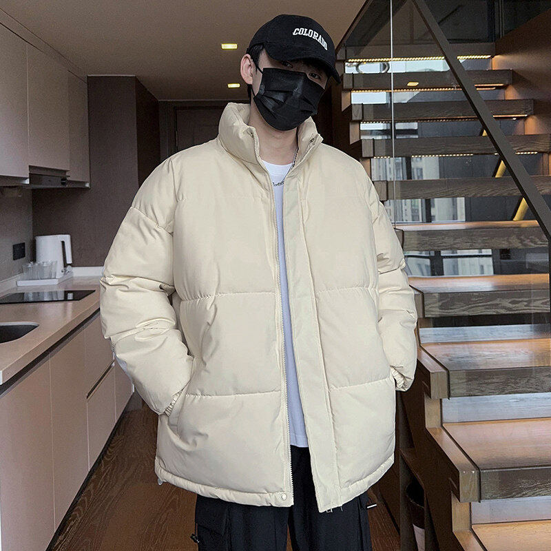 Winter cotton coat, men's bread coat, thickened men's cotton coat, winter coat, cold-proof and warm cotton coat