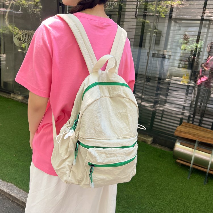 Cross-border college school bag large capacity ins Fengruiying student backpack junior high school simple college student travel backpack