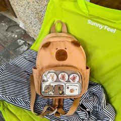 Pica Bara Backpack Plush Handbag Children's Gift Coin Purse Cute Capybara Fashion Cartoon Backpack