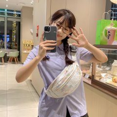 2024 new niche small bag women's crossbody bag student waist bag ins style soft girl girl casual versatile chest bag