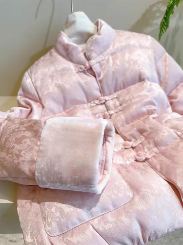 New Chinese style cotton coat women's cotton coat 2024 winter new style down cotton national style cotton coat winter coat buckle Tang suit