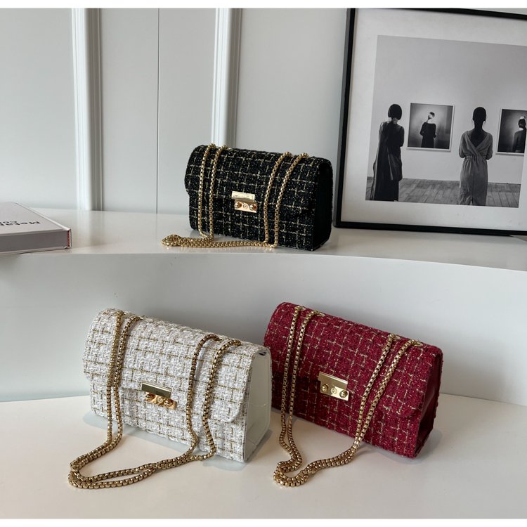 Retro bag for women summer new fashion casual cross-body bag simple chain shoulder bag trendy small square bag for women
