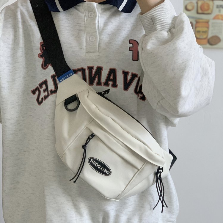 Mobile phone waist bag Japanese fashion brand chest bag men's high-end lightweight chest bag women's casual men's cross-body bag