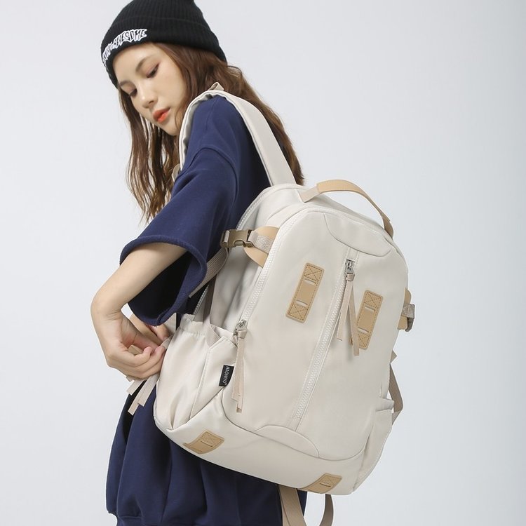 New Japanese style backpack women's large capacity water-repellent backpack ins style fashion student bag trendy men's bag