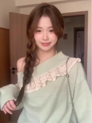 Korean age-reducing short lapel bread coat for women 2024 autumn and winter warm and high-end loose cotton coat and cotton jacket