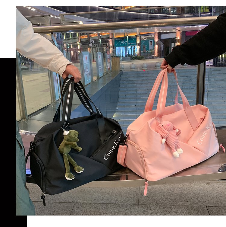 Fitness training bag travel storage bag women's portable luggage bag swimming gym sports fitness women's dry and wet separation independent