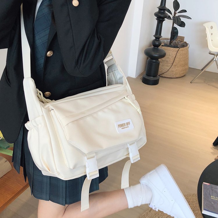 ins Japanese Harajuku retro workwear crossbody bag female Korean student large capacity messenger bag men's single shoulder backpack trendy