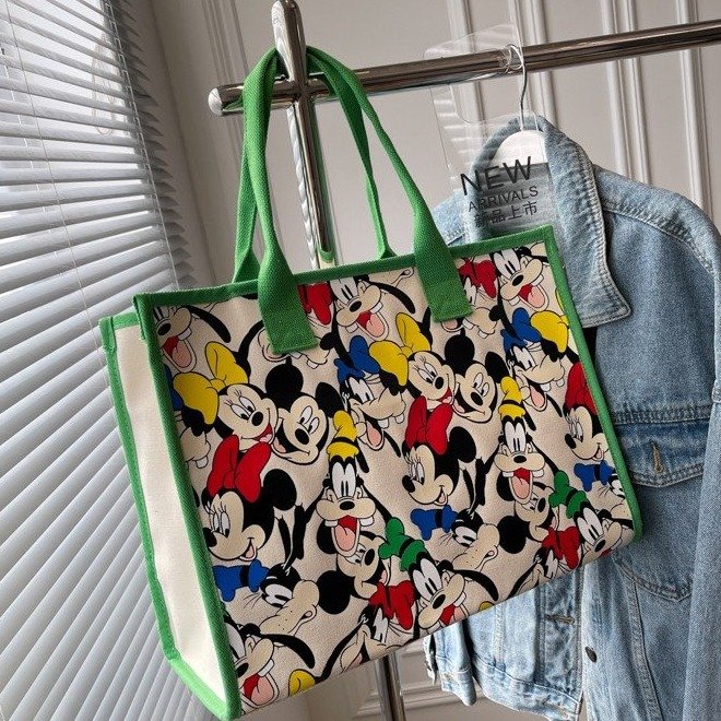 Canvas bag female student handbag carrying book bag tutoring canvas bag tutoring cloth bag new handbag
