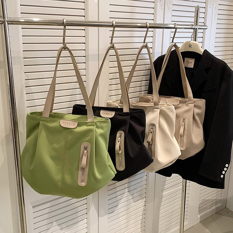 Casual large-capacity canvas bag Japanese canvas tote bag female handbag college student versatile one-shoulder cross-body bag
