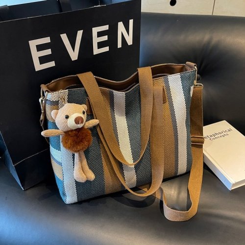 Women's Tote Bag Large Capacity 2024 Autumn and Winter New Handbag Casual Commuting Fashion Tuition Bag Shoulder Bag
