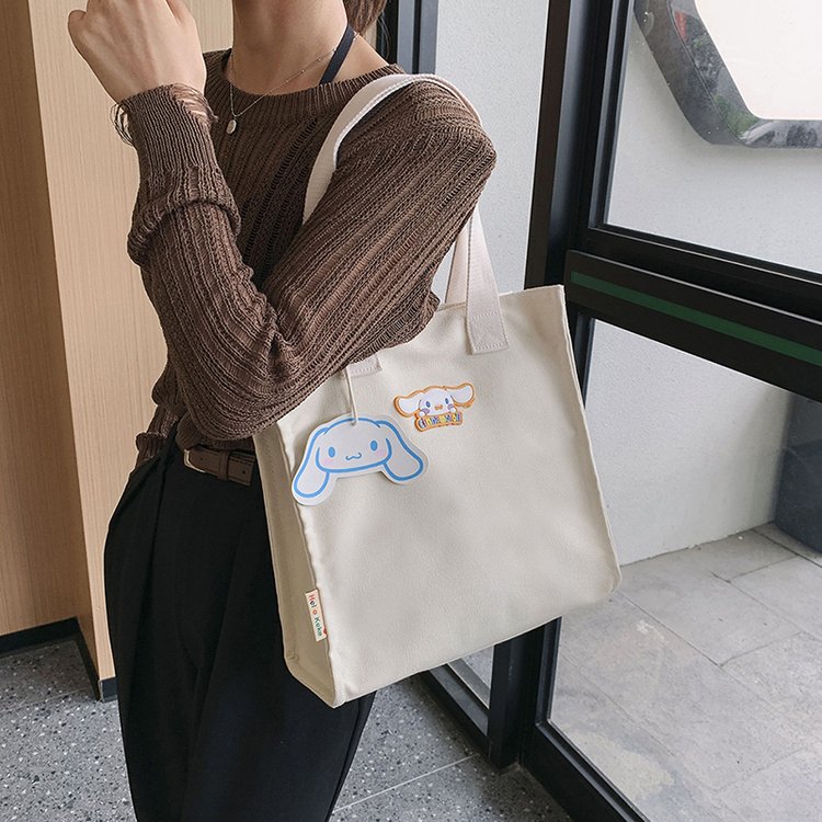 Large capacity bag for women 2024 new style cloth bag wholesale trend simple shoulder bag handbag student commuting cross-border